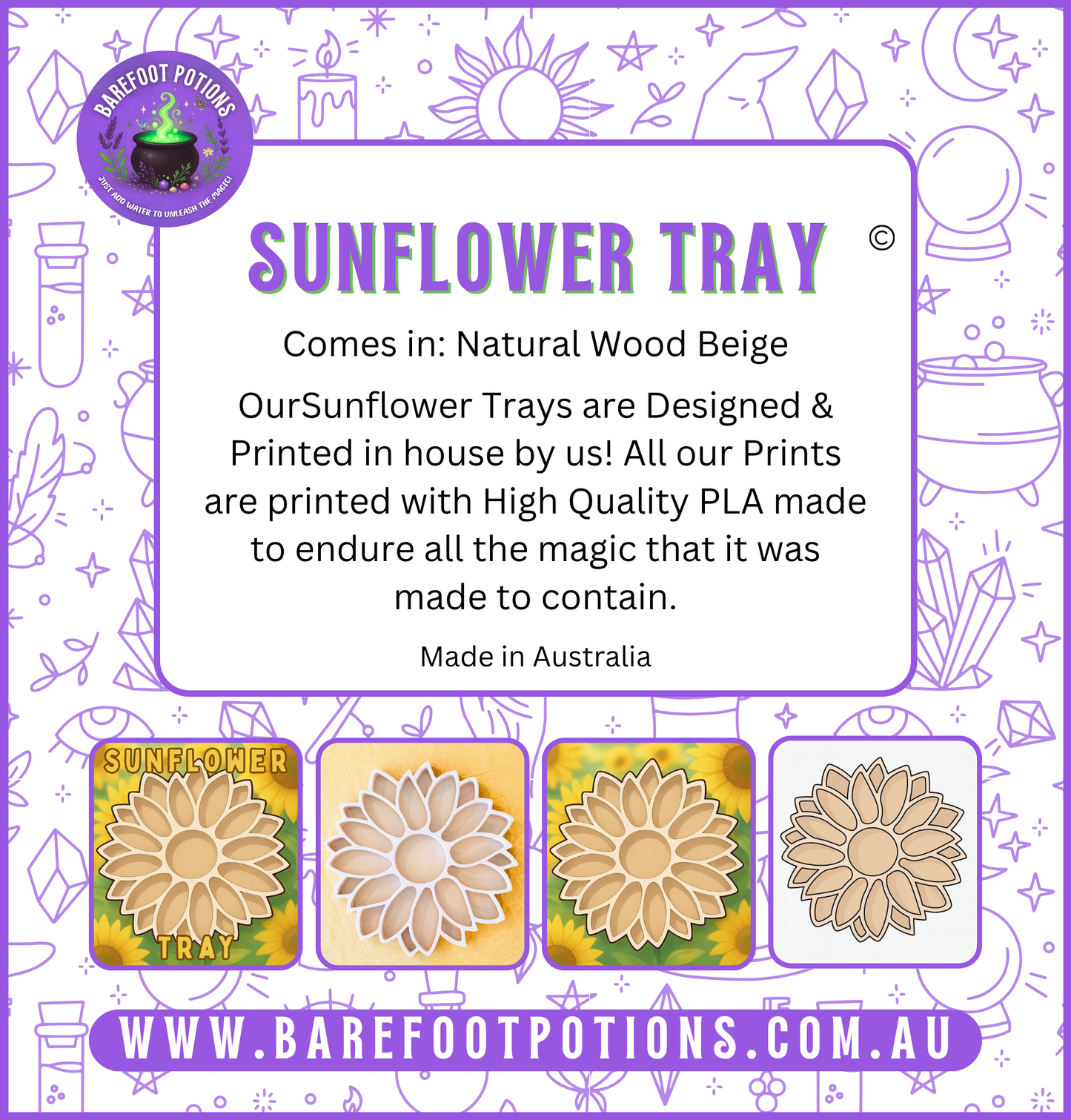 Sunflower Tray