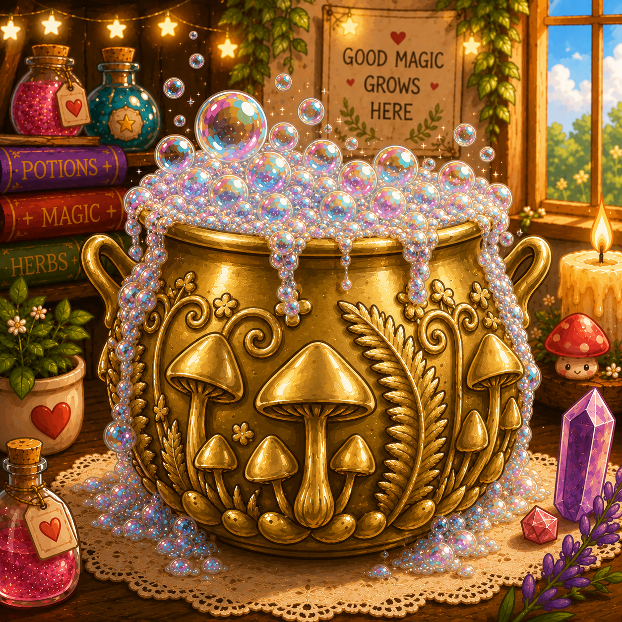 Wonderland Cauldron - Hobbit Bronze