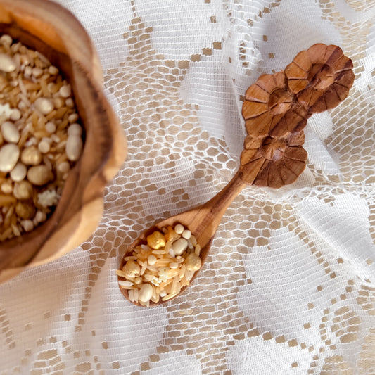 Enchanted Triple Flower Teaspoon