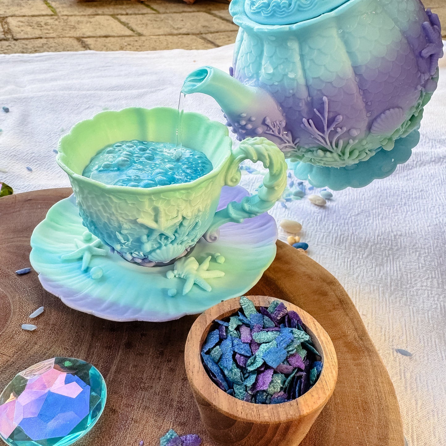 Mystical Mermaid Tea Set