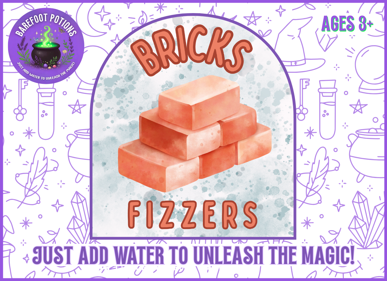 Brick Fizzers Pack of 8