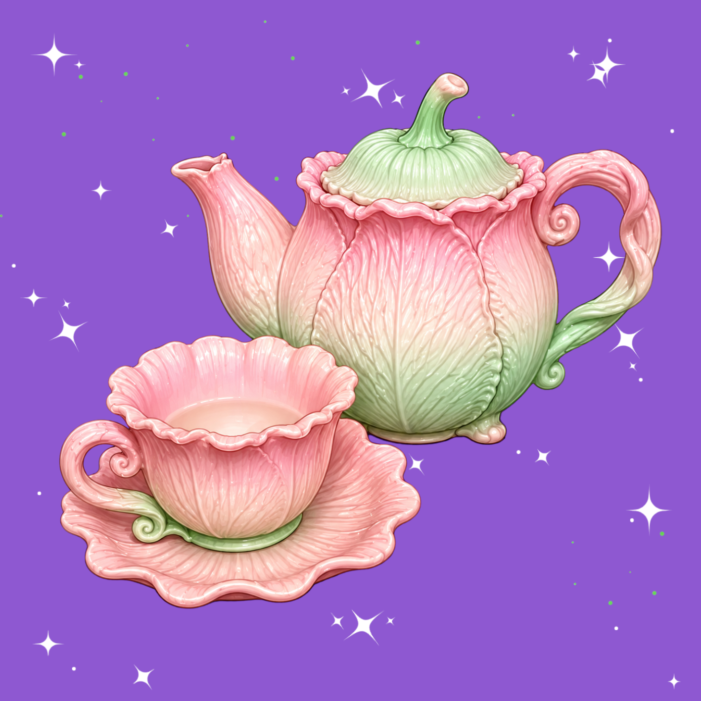 Flower Patch Tea Set