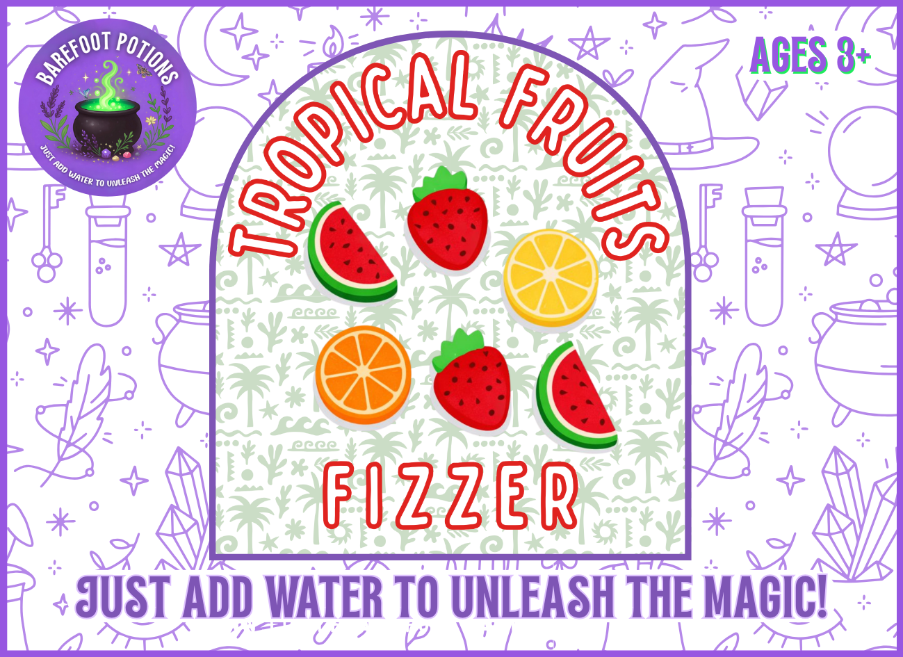 Tropical Fruit Fizzers - 6 Pack