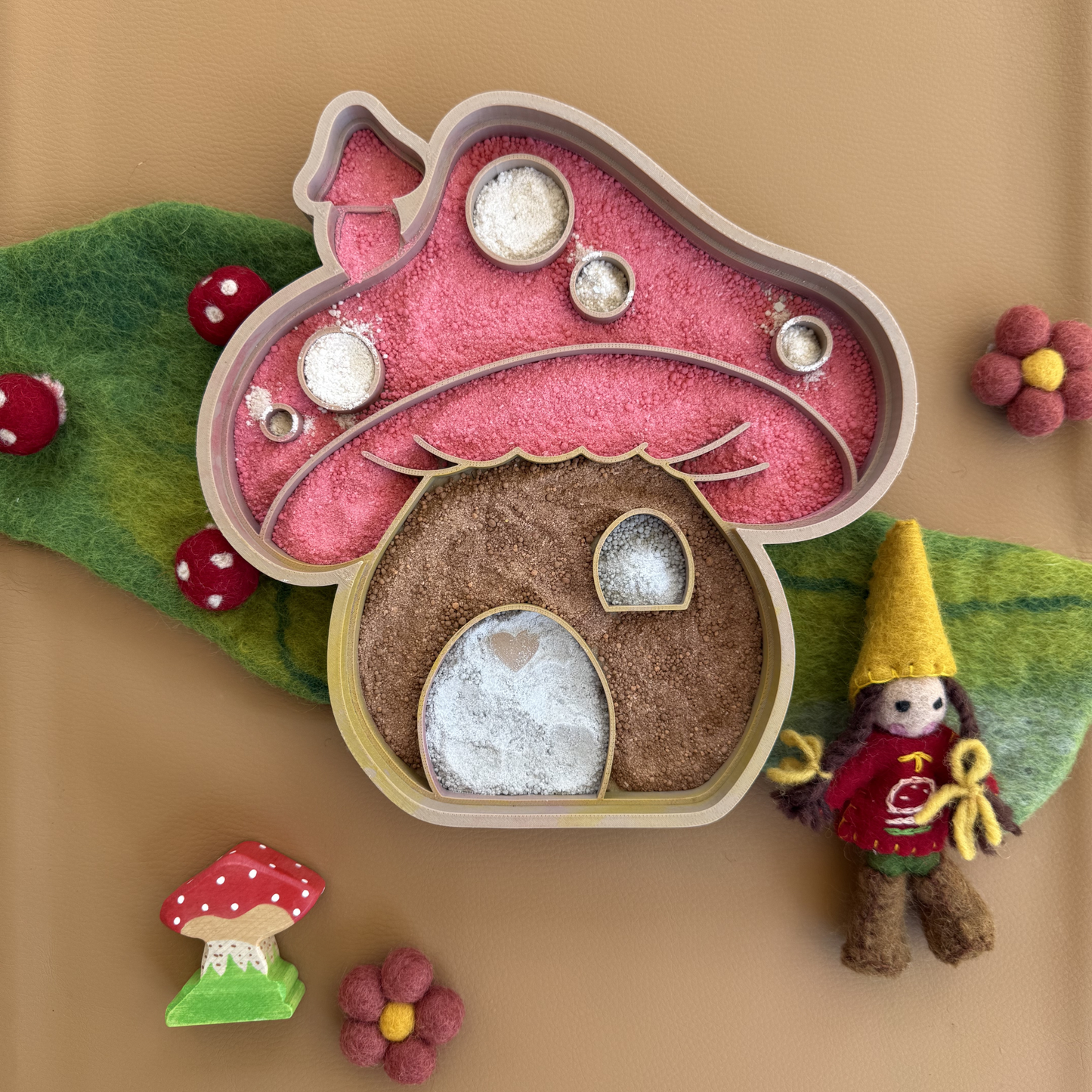 Toadstool House Tray