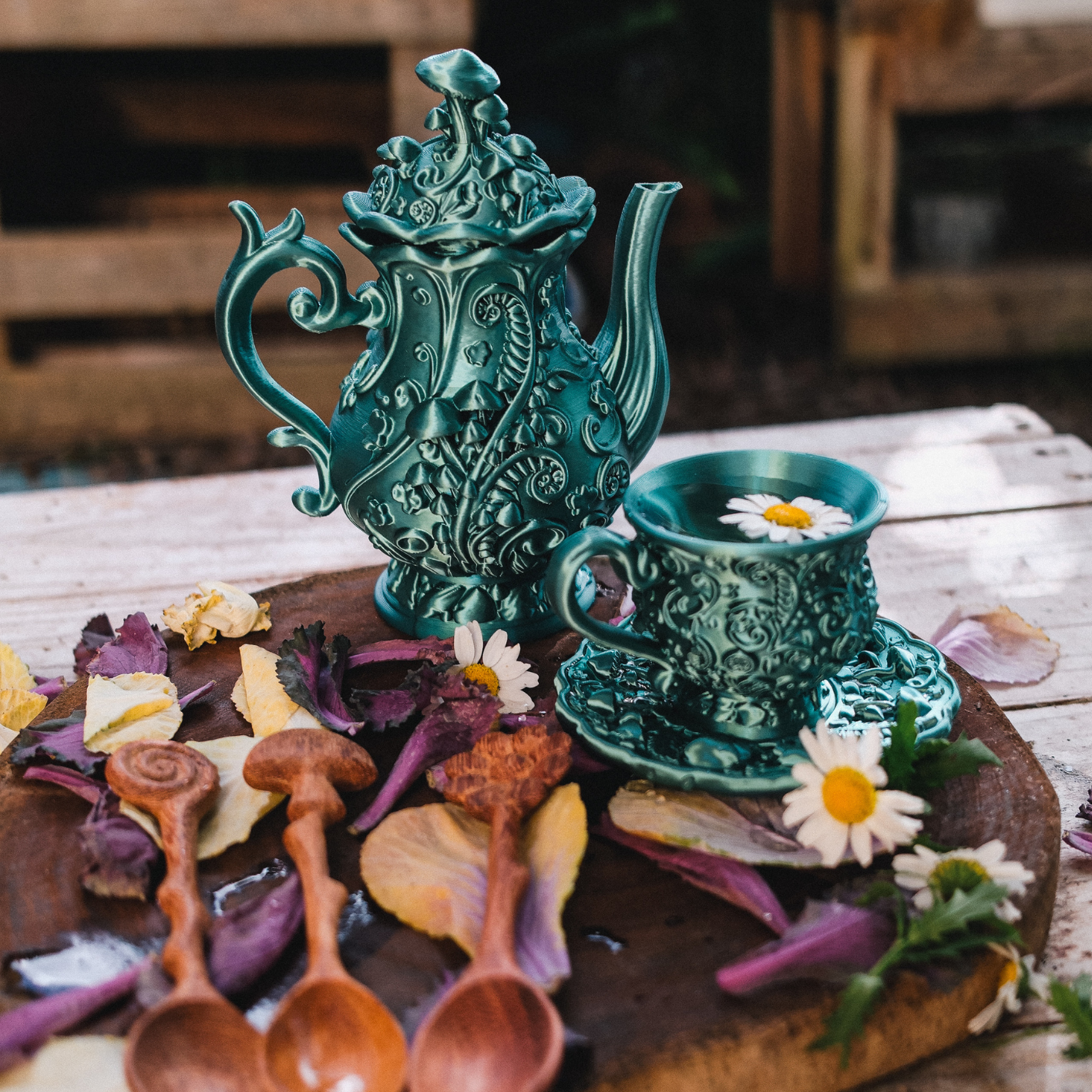 Wonderland Tea Party - Whimsy Green