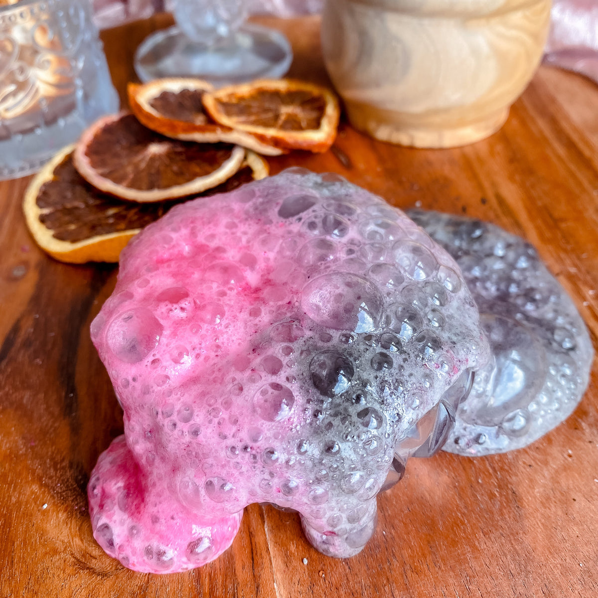 Dark Princess fizzy potion for colourful bubbling sensory play