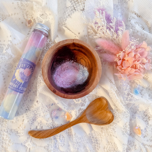 Fairy Floss fizzy potion for colourful bubbling sensory play