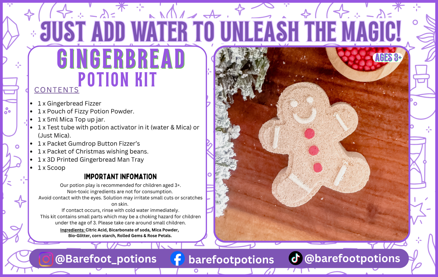 Gingerbread Potion Kit