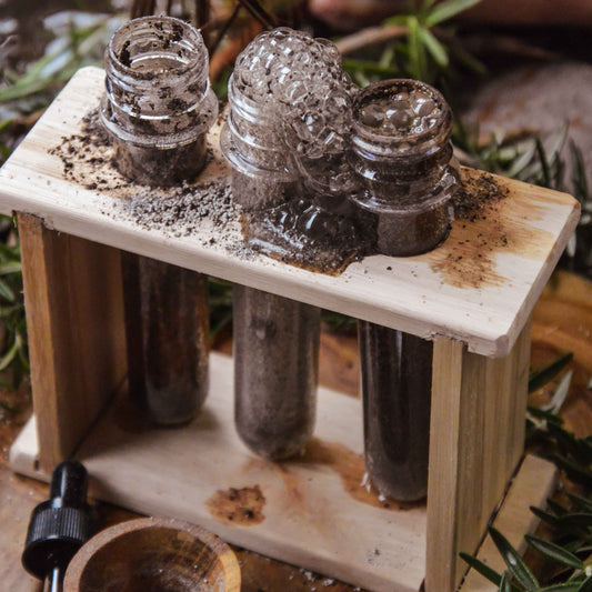 Test Tube & Rack - Medium