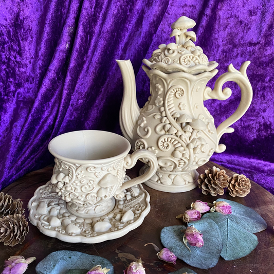 Wonderland Tea Party - Woodsy Beige