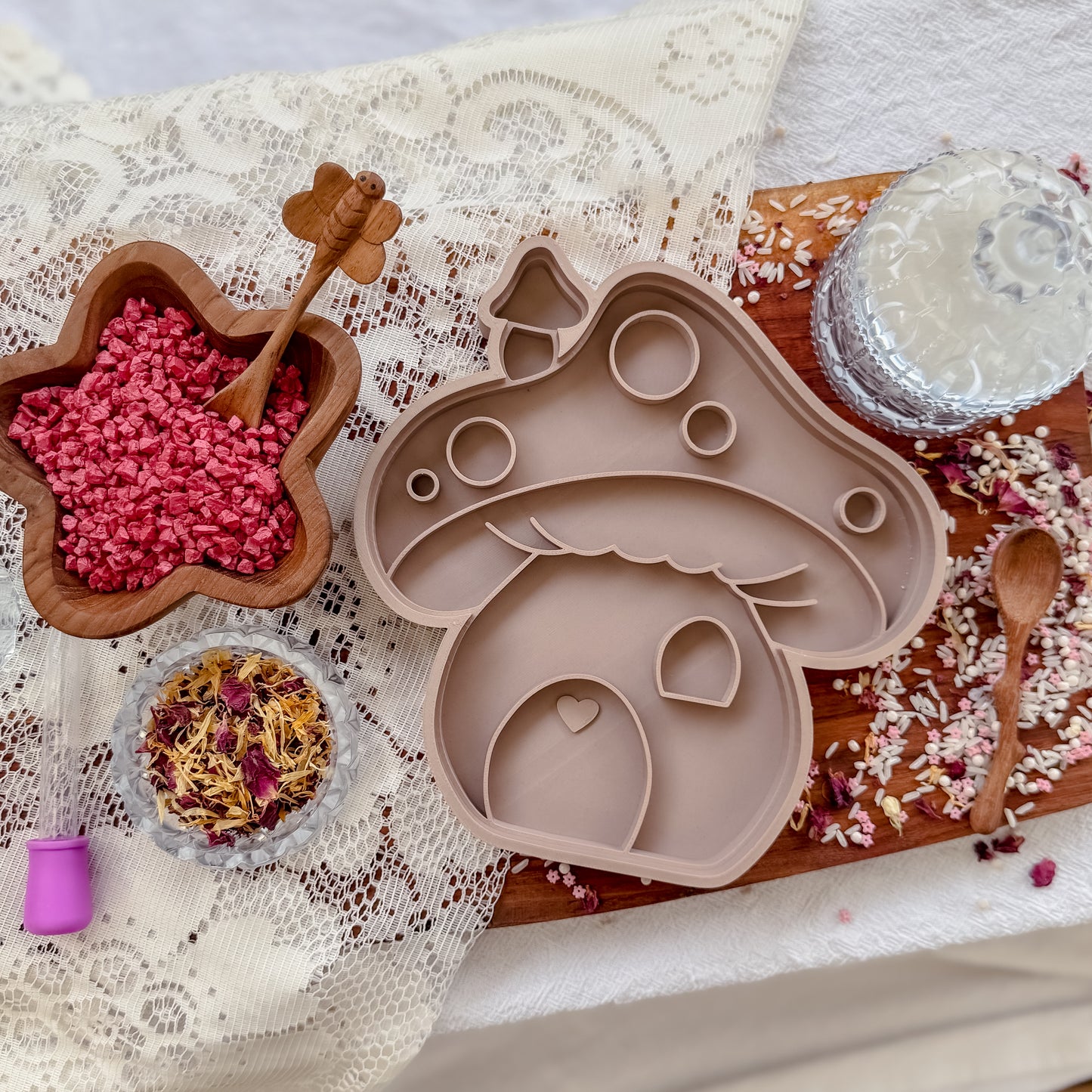 Toadstool House Tray