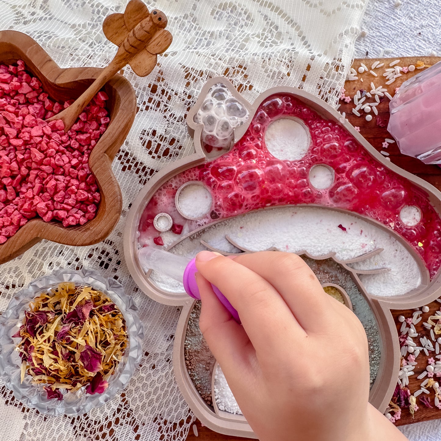 Toadstool House Tray