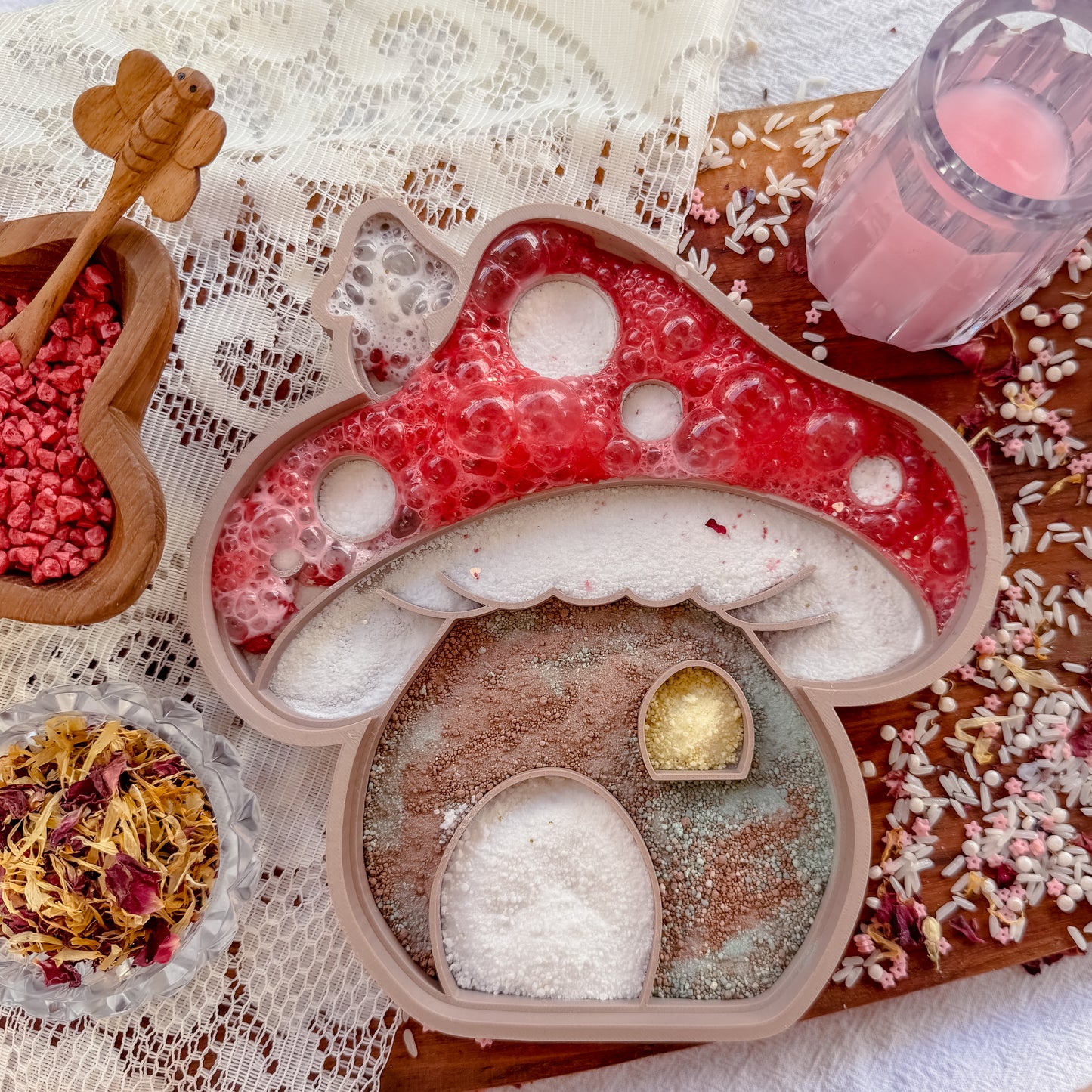 Toadstool House Tray