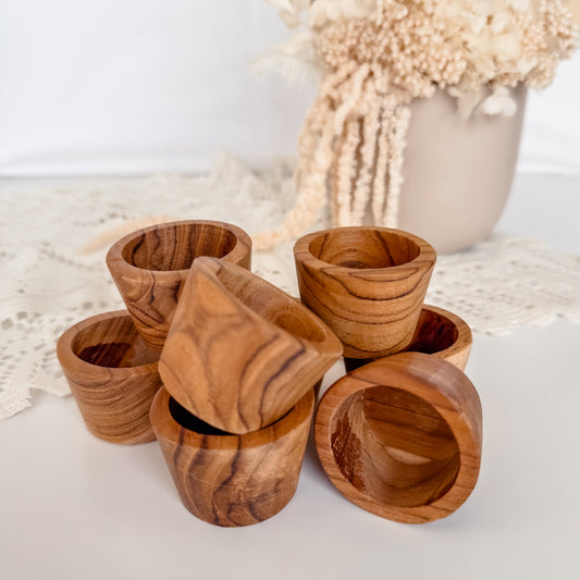 Small Teak Ramekin (Single Bowl)