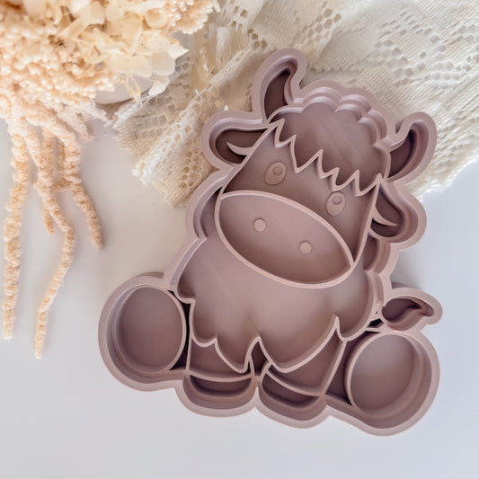 Highland Cow Tray