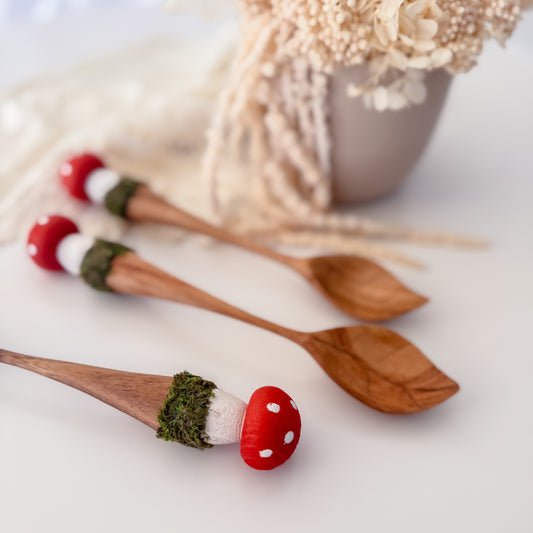 Mushroom Leaf Spoon