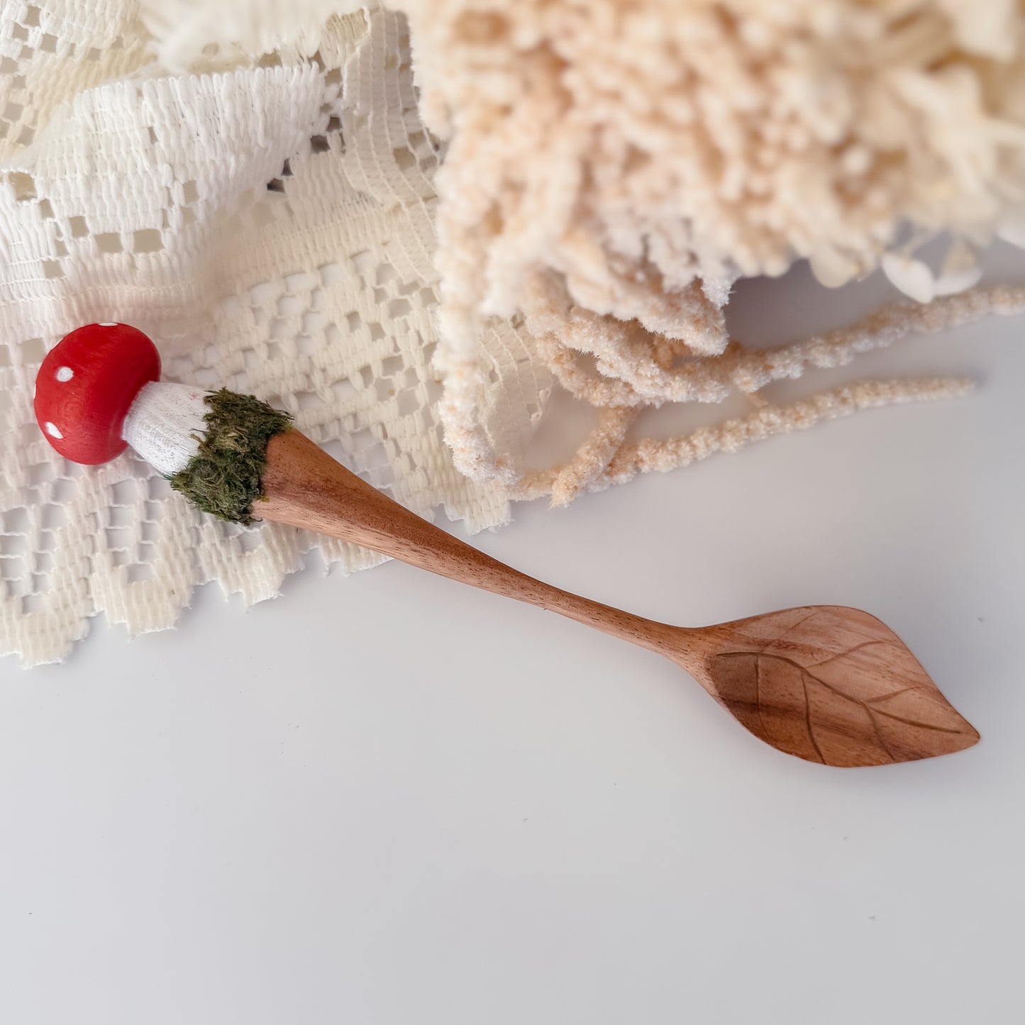 Mushroom Leaf Spoon
