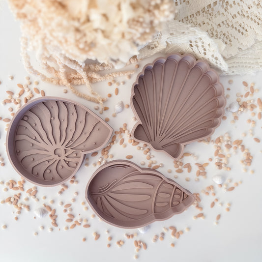 Mini Seashell Tray Trio