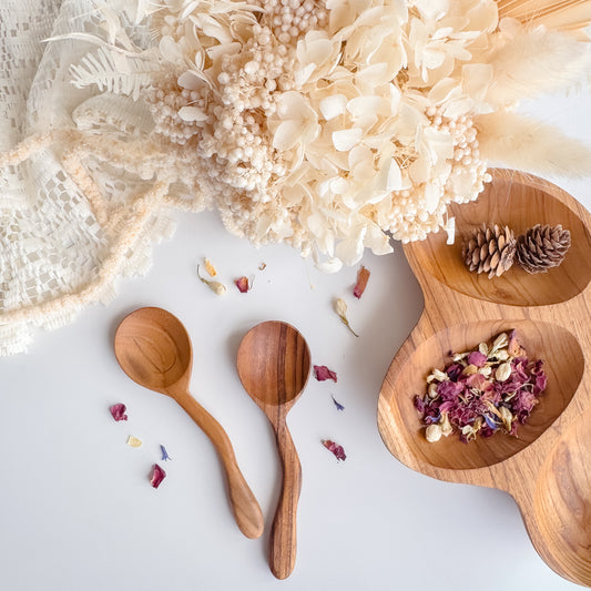 Teak Moon Spoon