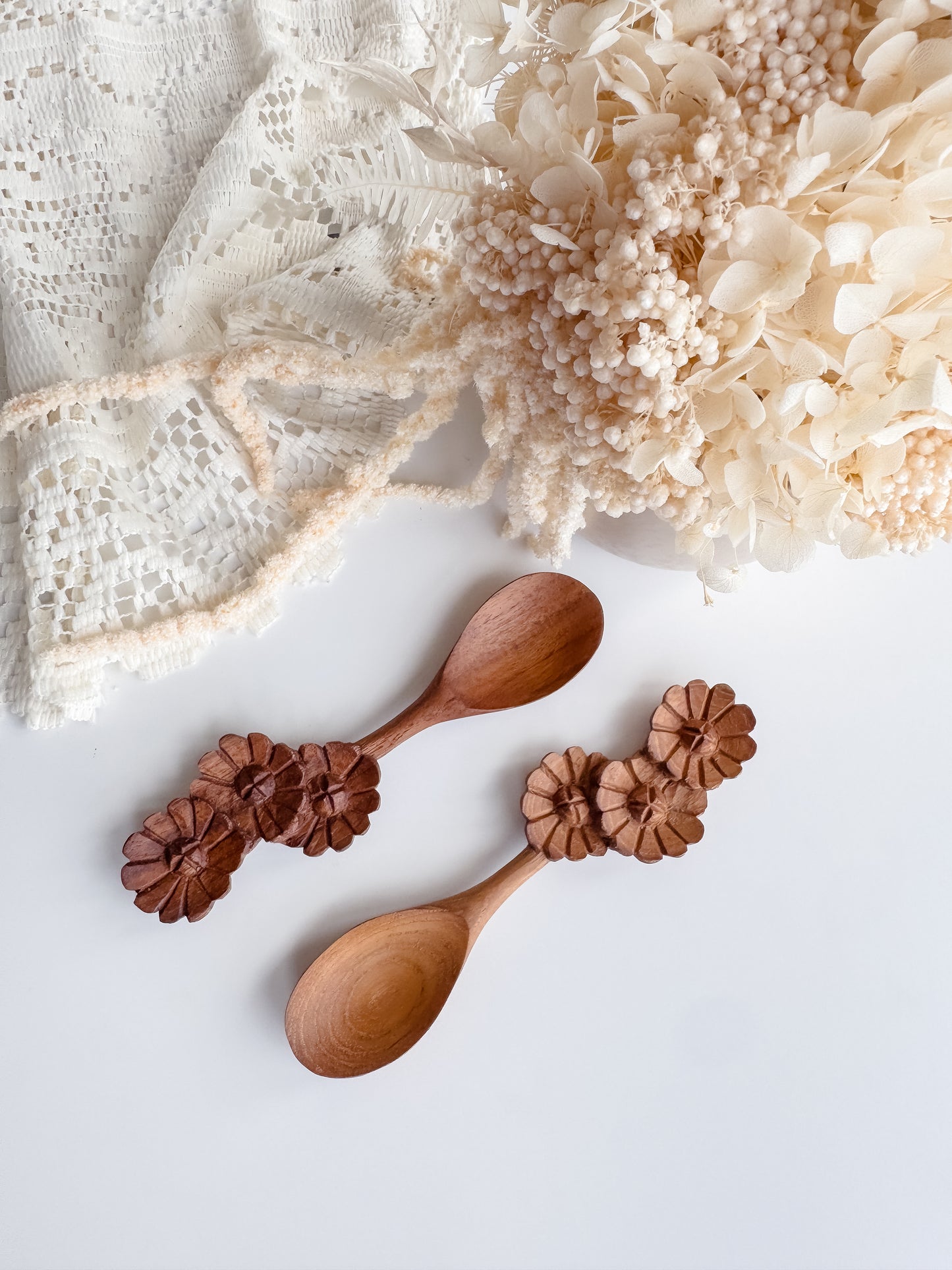 Enchanted Triple Flower Teaspoon