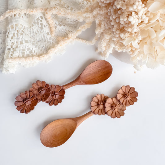 Enchanted Triple Flower Teaspoon