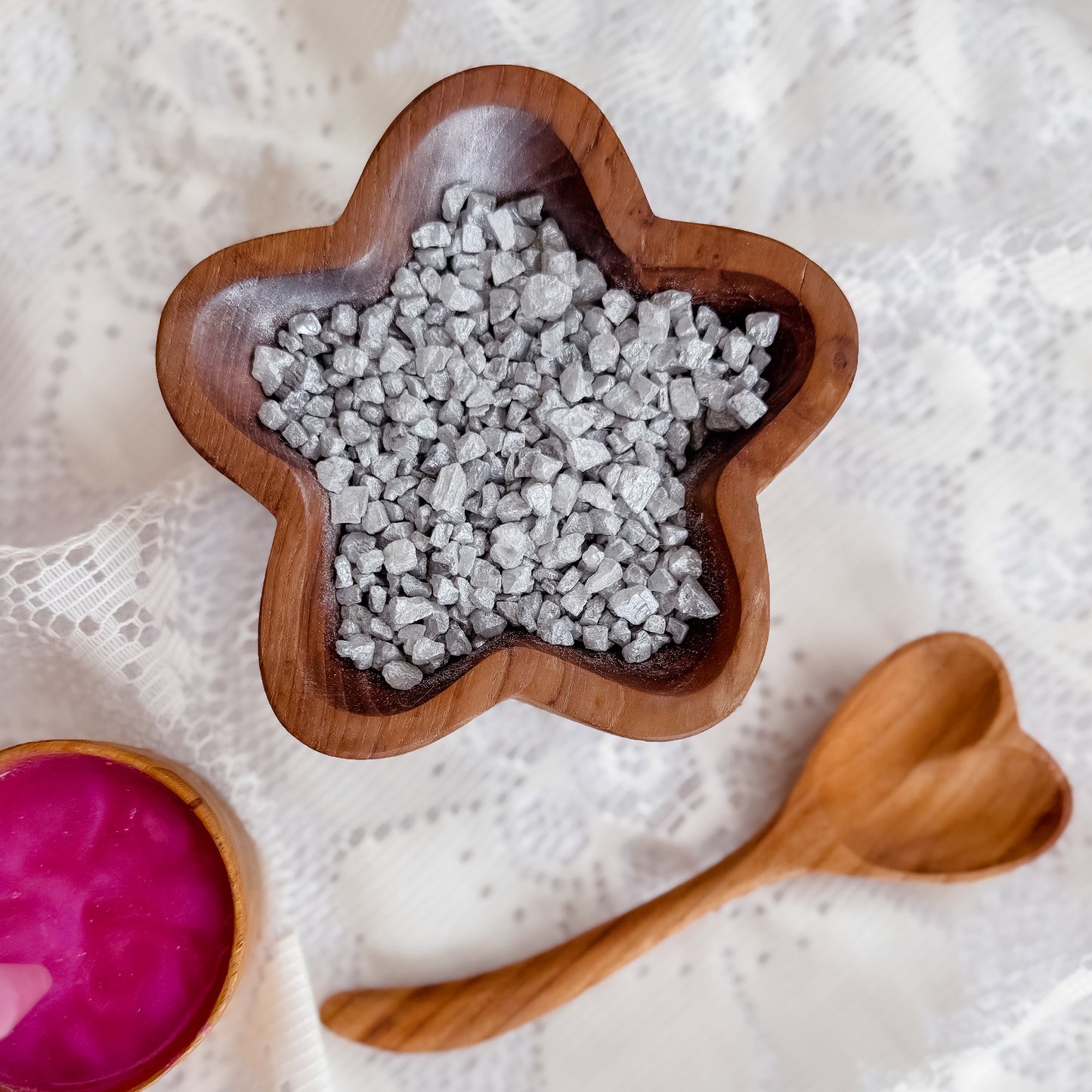 Shimmer Rocks - Silver