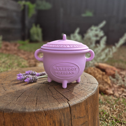 Lavender kids potion cauldron for mixing and sensory play
