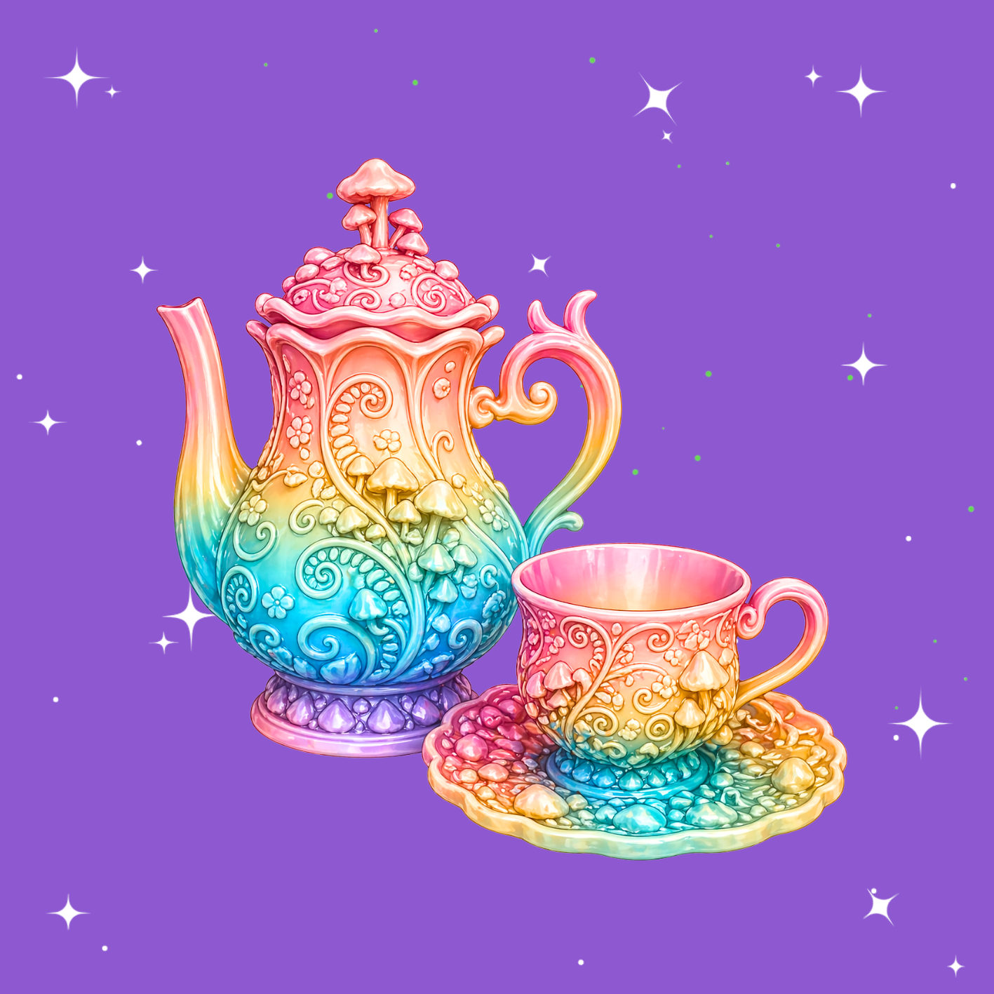 Wonderland Tea Party - Rainbow